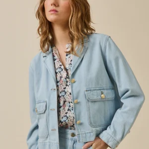 Veste en jean femme coton biologique