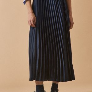 Jupe longue femme plissée soleil