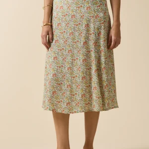 Jupe mi-longue femme tissu Liberty - Limited Collection
