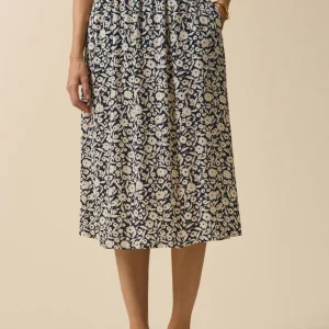 Jupe mi-longue femme imprimé Enea