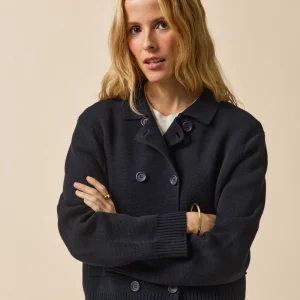 Gilet caban femme coton biologique