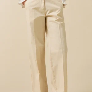 Pantalon large gabardine femme Clara