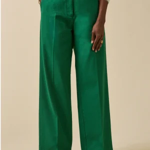 Pantalon large gabardine femme Clara