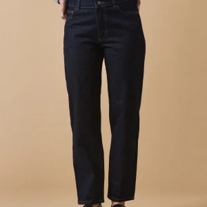 Jean mom femme Claire coton biologique délavage écoresponsable