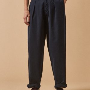 Pantalon carotte twill coton femme Céléstine