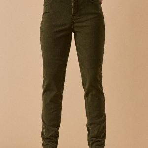 Pantalon slim velours milleraies femme Chloé