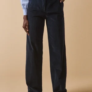 Pantalon large velours femme Juliette
