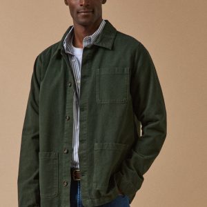 Veste worker homme twill coton recyclé
