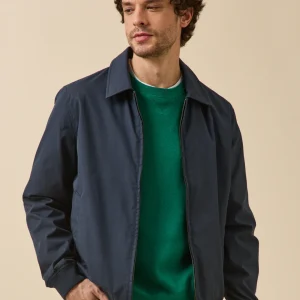 Blouson uni zippé homme