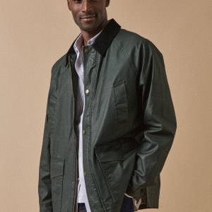 Veste homme coton enduit