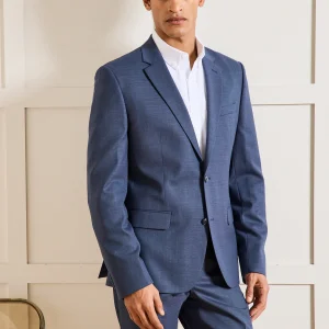 Veste de costume homme tissu texturé