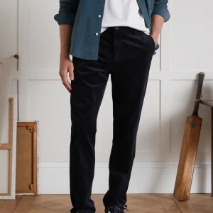 Pantalon taille élastiquée velours grosses côtes homme