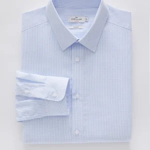 Chemise mini carreaux homme Slim Fit