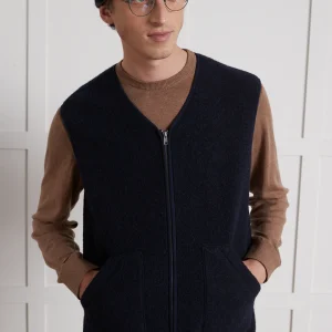 Gilet zippé sans manches homme