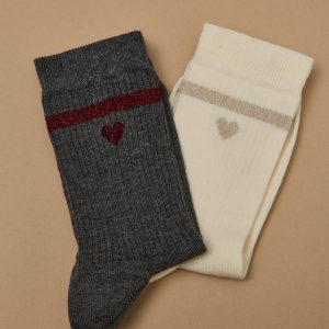 Les chaussettes femme lot de 2 - Cyrillus x les 3 Tricoteurs