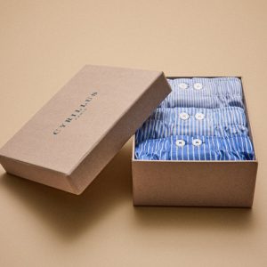 Boîte cadeau : lot de 3 caleçons assortis homme