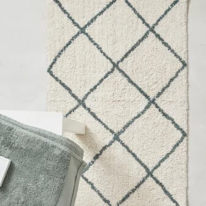 Tapis de bain croisillons