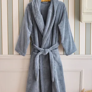 Peignoir éponge à capuche