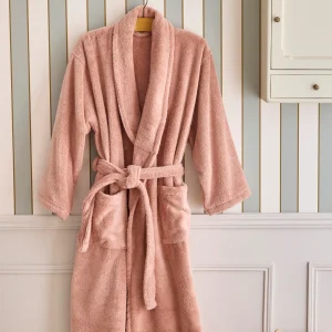 Peignoir éponge à col châle