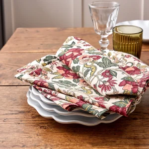 Serviette de table par lot de 4 - Collection Noël