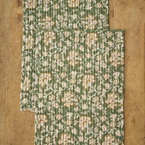 Set de table en tissu indien par lot de 2