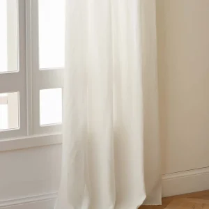 Rideau en lin à oeillets