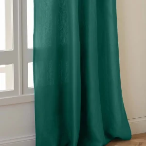 Rideau en lin à oeillets