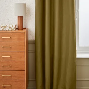 Rideau en lin à oeillets