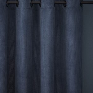 Rideau en velours côtelé à oeillets