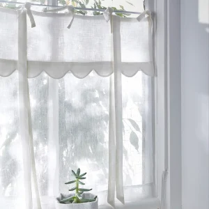 Brise-bise en étamine de lin