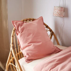 Taie d'oreiller enfant gaze de coton "Gaufrée"