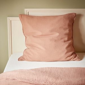 Taie d'oreiller gaze de coton "Gaufrée"