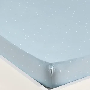 Drap-housse coton étoiles "Aviateur"