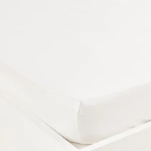 Drap-housse uni percale de coton "Esprit Toile de Jouy"