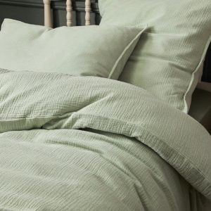 Housse de couette gaze de coton "Gaufrée"