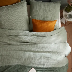 Housse de couette gaze de coton "Gaufrée"