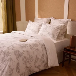 Housse de couette percale de coton "Esprit Toile de Jouy"
