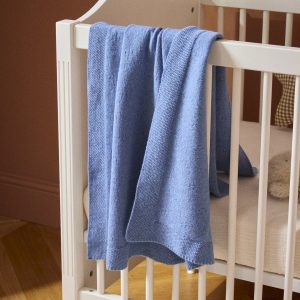 Plaid pointelle bébé Lambswool