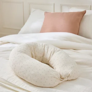 Coussin d'allaitement en gaze de coton hirondelles