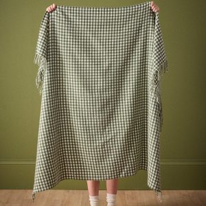 Plaid vichy - laine majoritaire