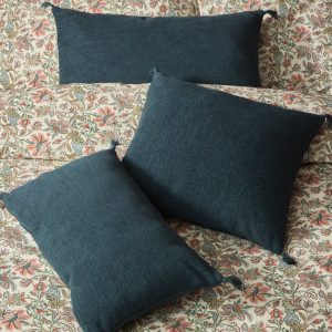 Housse de coussin en coton chenille