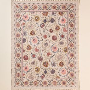 Tapis Flore en coton - Taille M