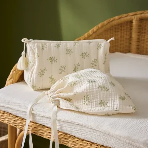 Trousse de toilette en gaze de coton