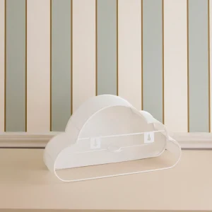 Lampe nuage en tissu imprimé Feuillage