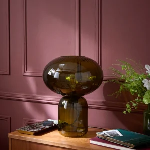 Lampe Martin en verre ciselé XL