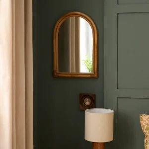 Miroir en rotin Céleste
