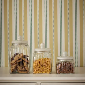 Bonbonnière en verre et céramique - grand modèle