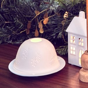 Photophore dôme en céramique