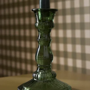 Bougeoir en verre Lou