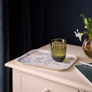 Plateau en bois "Esprit Jouy" - Petit modèle